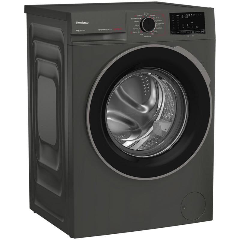 Blomberg LWA18461G 8kg 1400 Spin Washing Machine Graphite - View 2