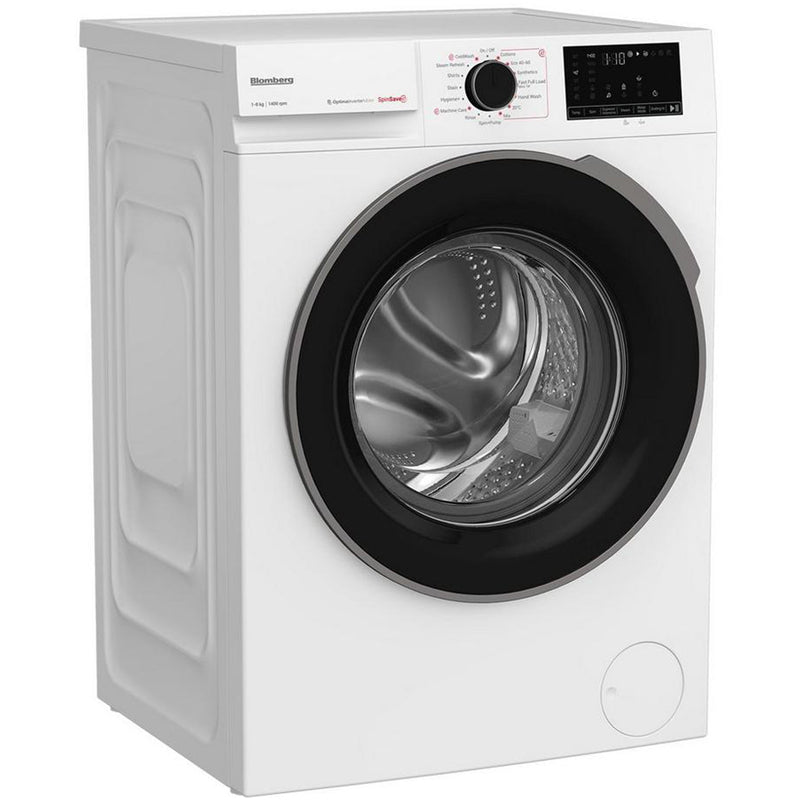 Blomberg LWA18461W 8kg 1400 Spin Washing Machine - White - View 2