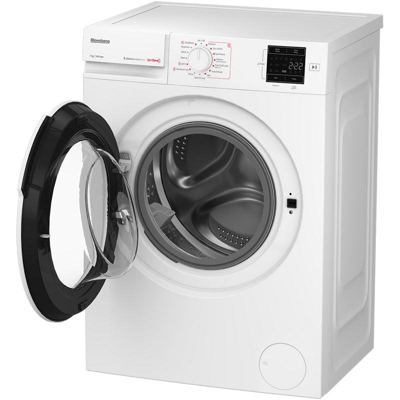 Blomberg LWA27461W 7kg 1400 Spin Washing Machine White - View 4