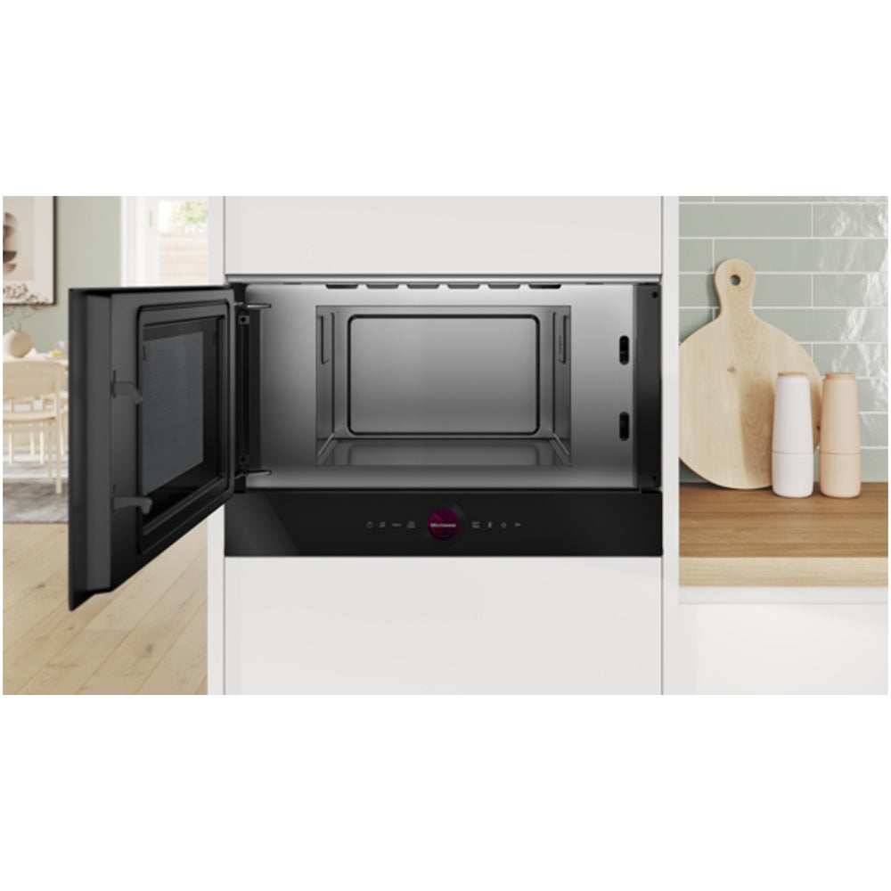Bosch BFL7221B1B Series 8 Built In Microwave Oven Black - View 4