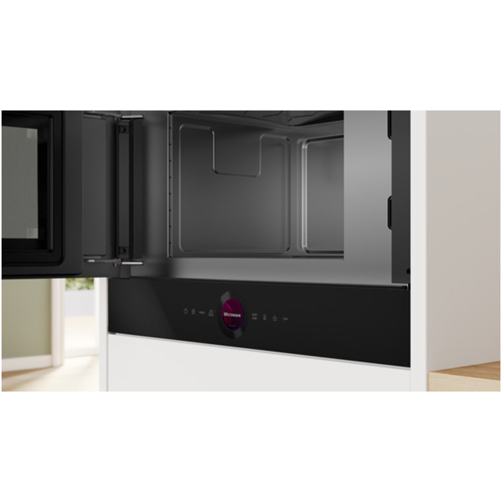 Bosch BFL7221B1B Series 8 Built In Microwave Oven Black - View 2