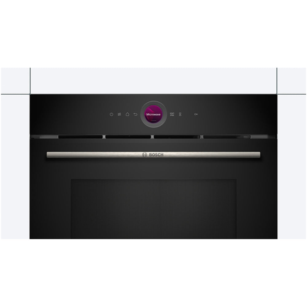 Bosch CEG732XB1B Series 8 Built-In Microwave & Grill Black - View 4