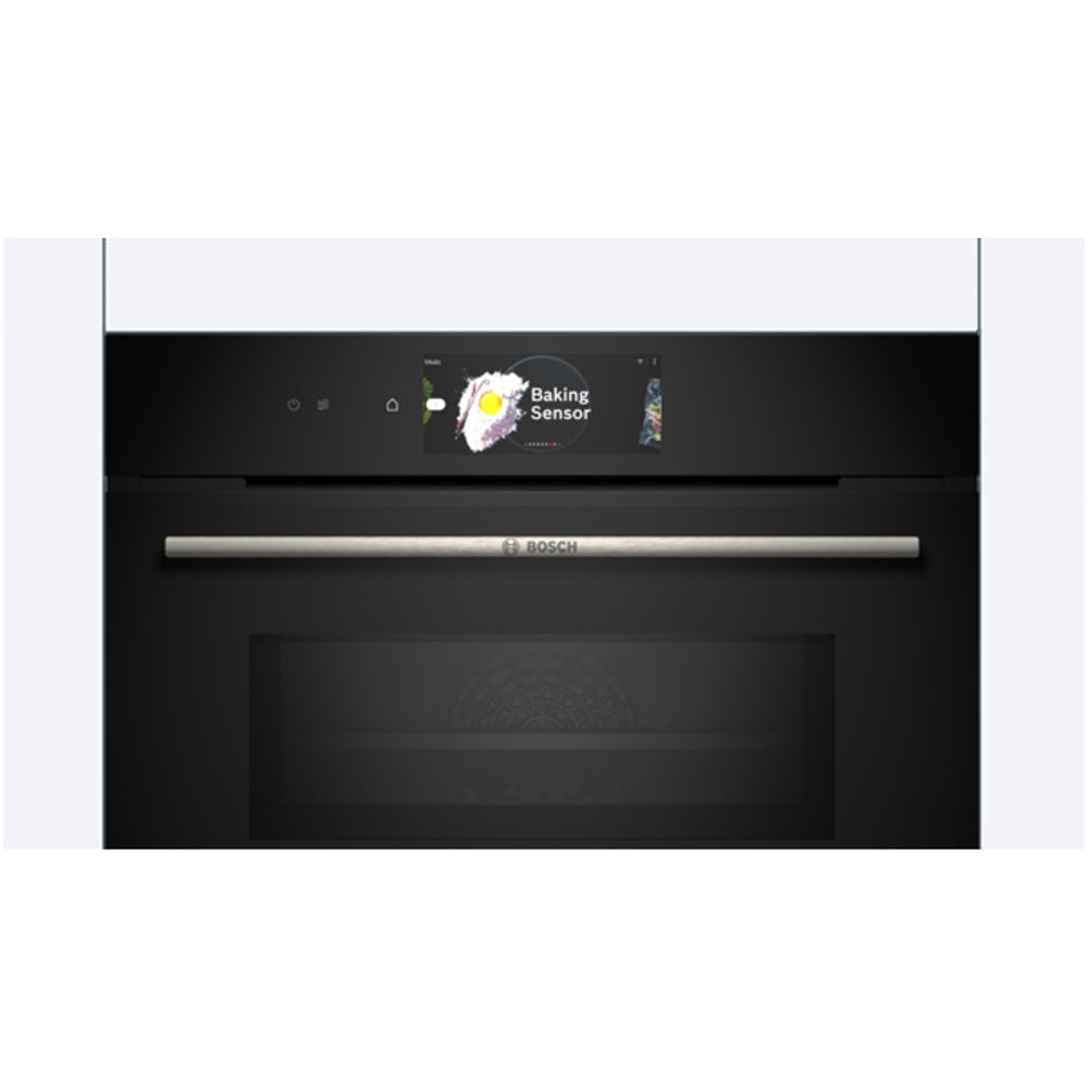 Bosch CMG778NB1 Series 8 45L Built-In Combi Microwave - Black - View 3