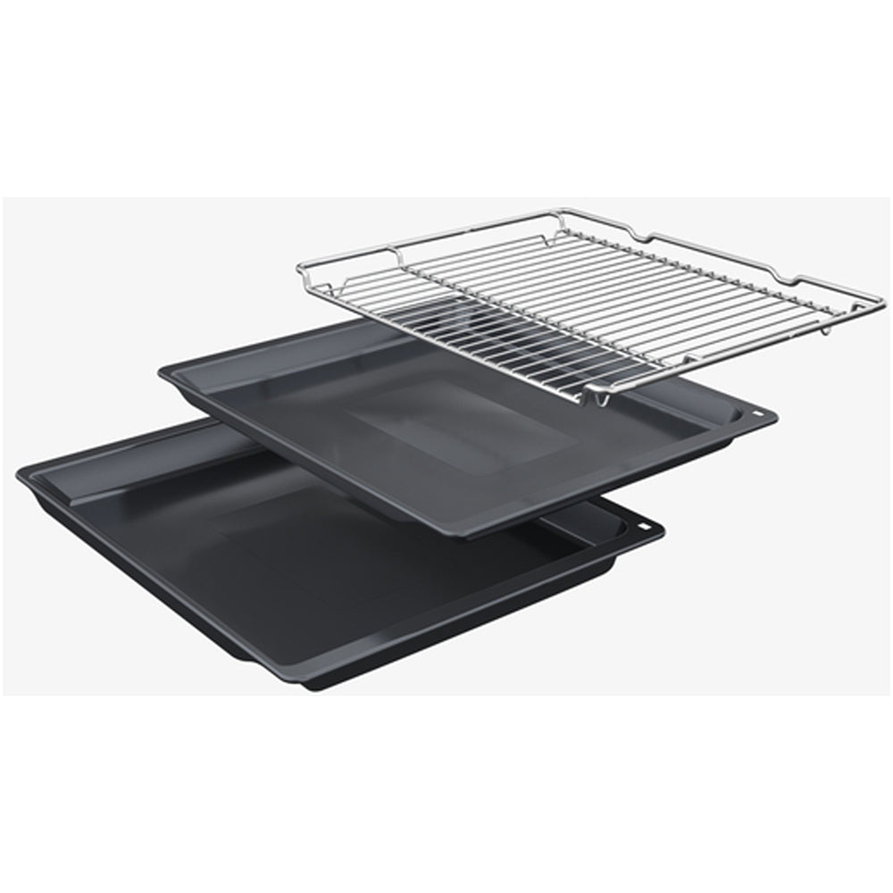 Bosch CMG778NB1 Series 8 45L Built-In Combi Microwave - Black - View 2