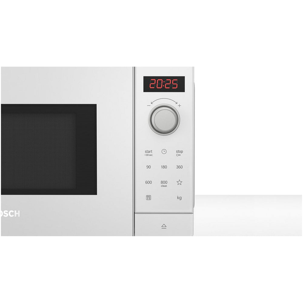 Bosch FFL023MW0B Series 2 Freestanding Microwave White - View 4