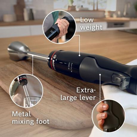 Bosch MSM4B670GB ErgoMaster Series 4 Hand Blender Black - View 8