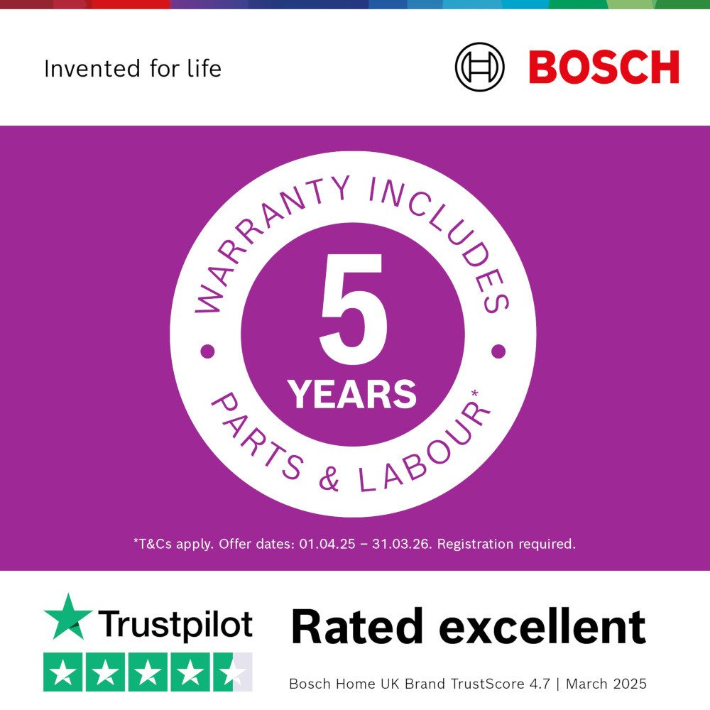 Bosch Series 4 WNA134U8GB Freestanding Washer Dryer 8kg/5kg 1400 Spin White - Clearance - View 8
