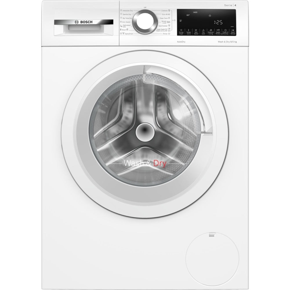 Bosch Series 4 WNA134U8GB Freestanding Washer Dryer 8kg/5kg 1400 Spin White - Clearance - View 2