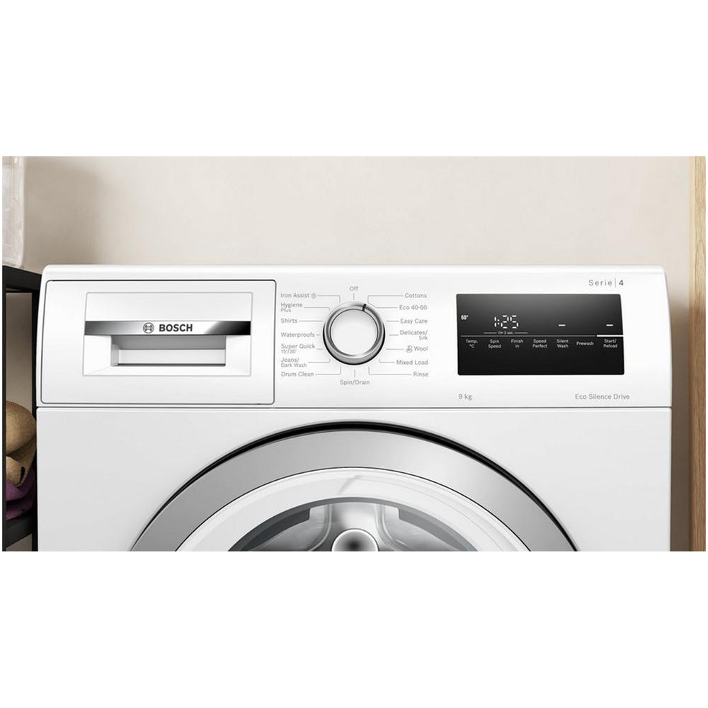Bosch WAN28259GB 9kg 1400 Spin Series 4 Freestanding Front Load Washing Machine - White - View 2