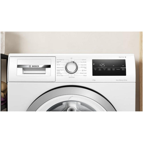 Bosch WAN28259GB 9kg 1400 Spin Series 4 Freestanding Front Load Washing Machine - White - View 2
