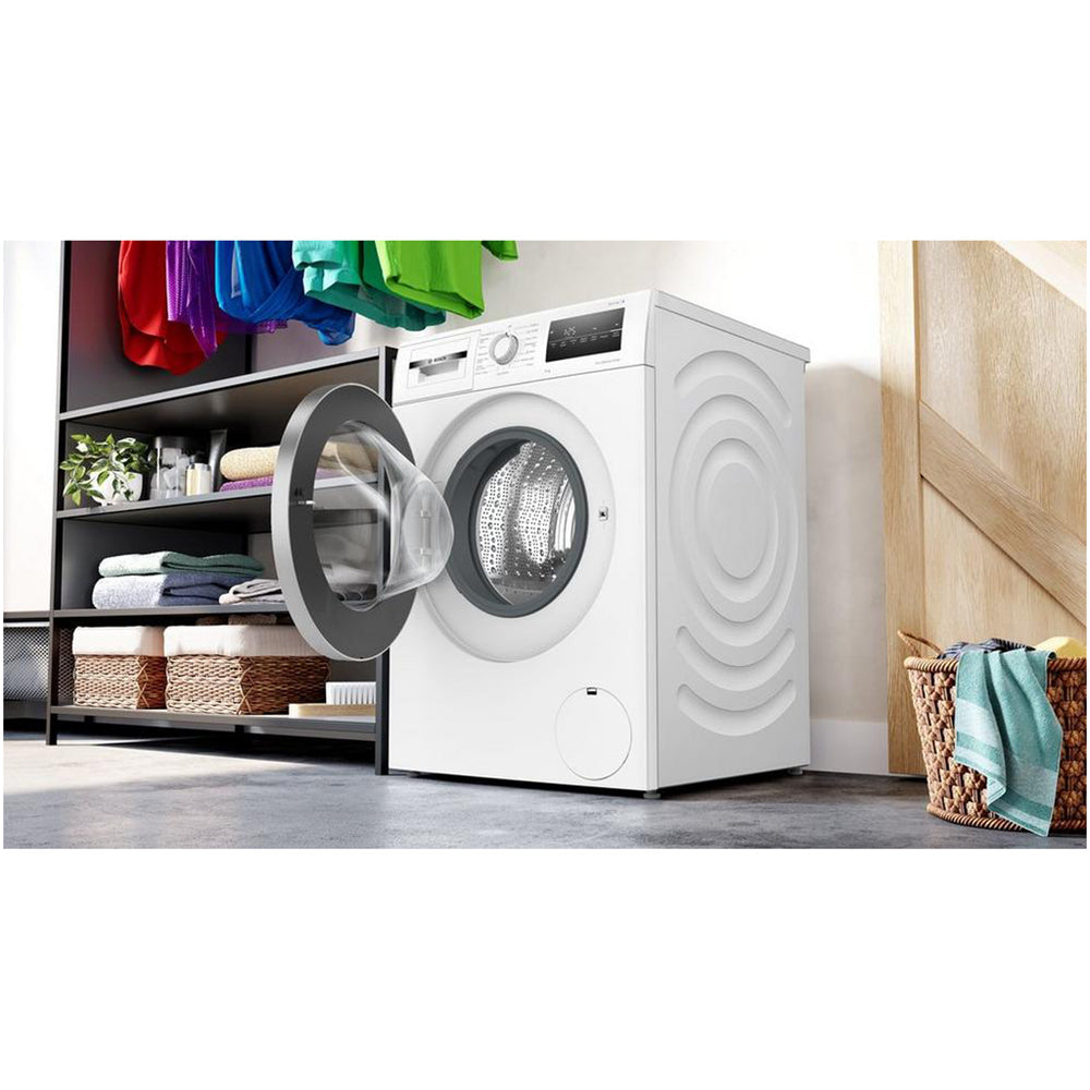 Bosch WAN28259GB 9kg 1400 Spin Series 4 Freestanding Front Load Washing Machine - White - View 3