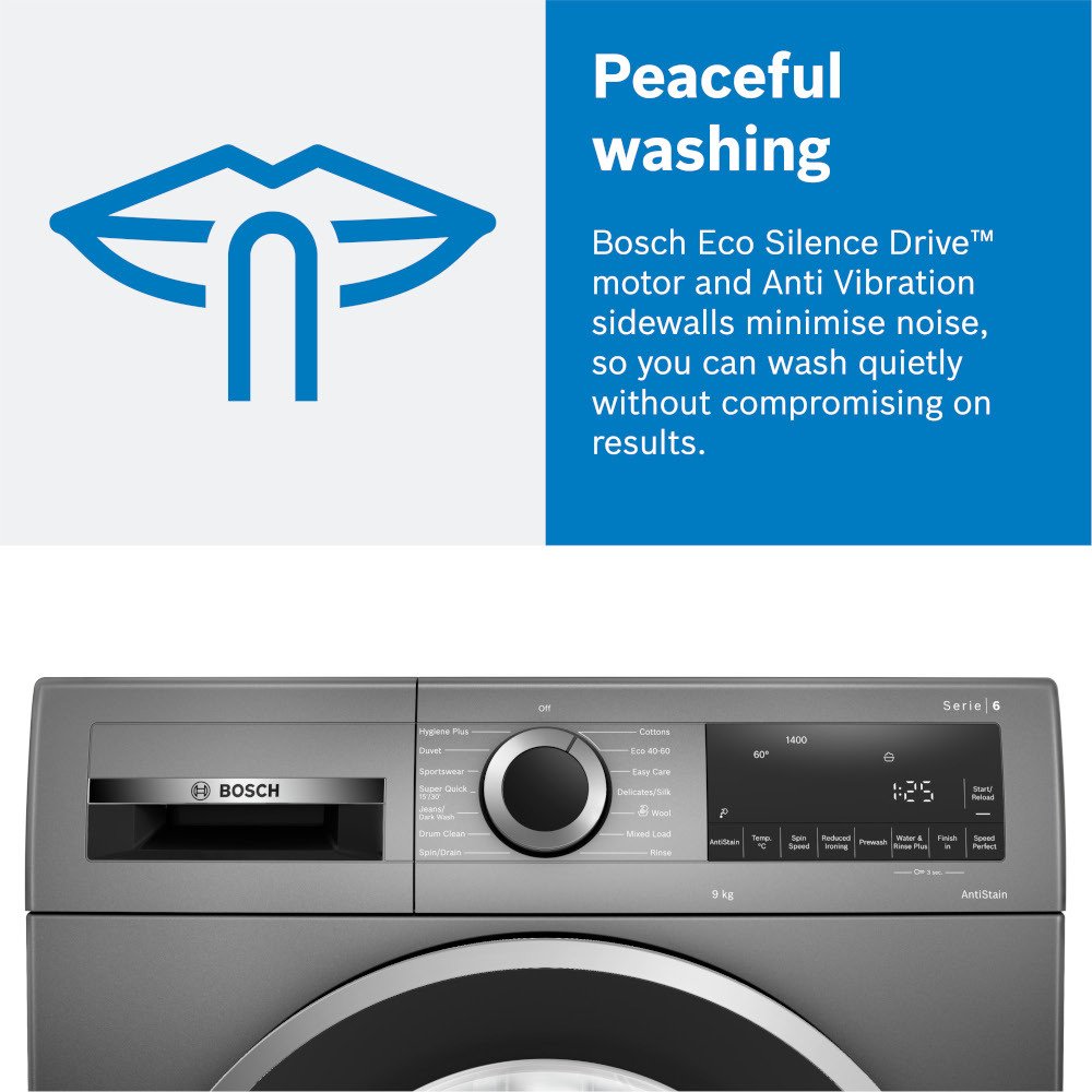 Bosch WGB256A1GB Series 8 i-DOS WiFi enabled 10 kg 1400 Spin Washing Machine White - View 14