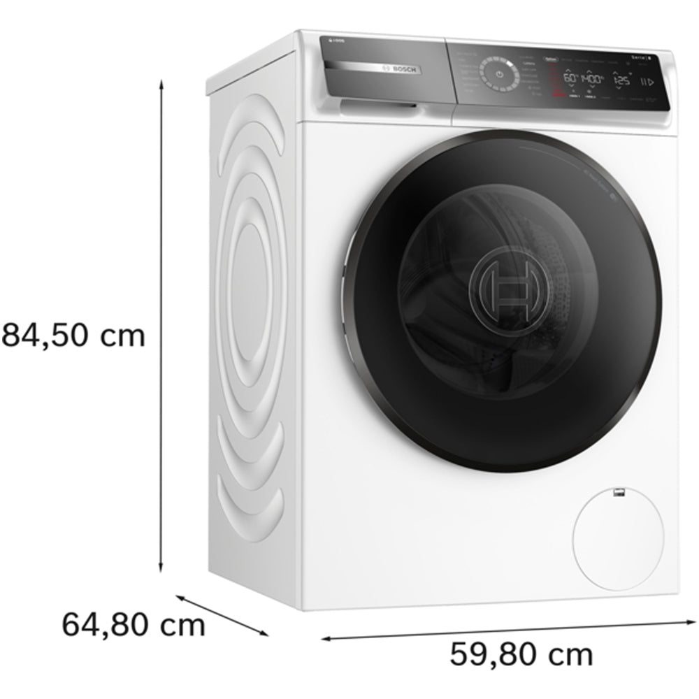 Bosch WGB256A2GB Series 8 10kg with 1400 Spin Washing Machine White - A Rated - View 5