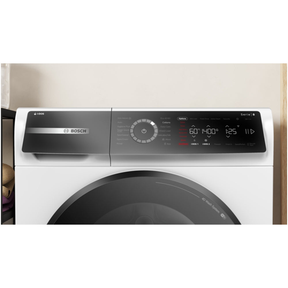 Bosch WGB256A2GB Series 8 10kg with 1400 Spin Washing Machine White - A Rated - View 2
