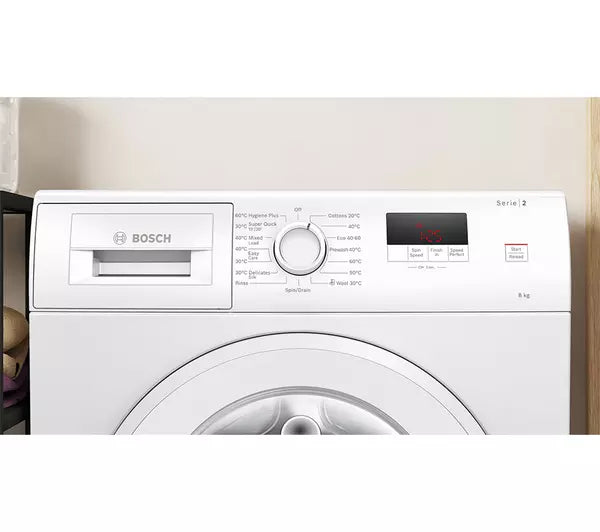 Bosch WGE03408GB Series 2 8kg 1400 Spin Washing Machine White - View 2