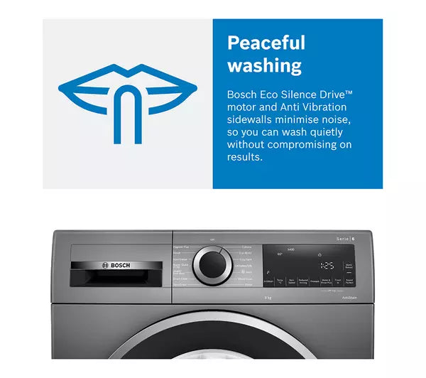 Bosch WGE03408GB Series 2 8kg 1400 Spin Washing Machine White - View 7