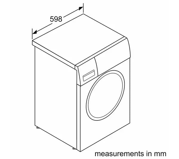 Bosch WGE03408GB Series 2 8kg 1400 Spin Washing Machine White - View 12