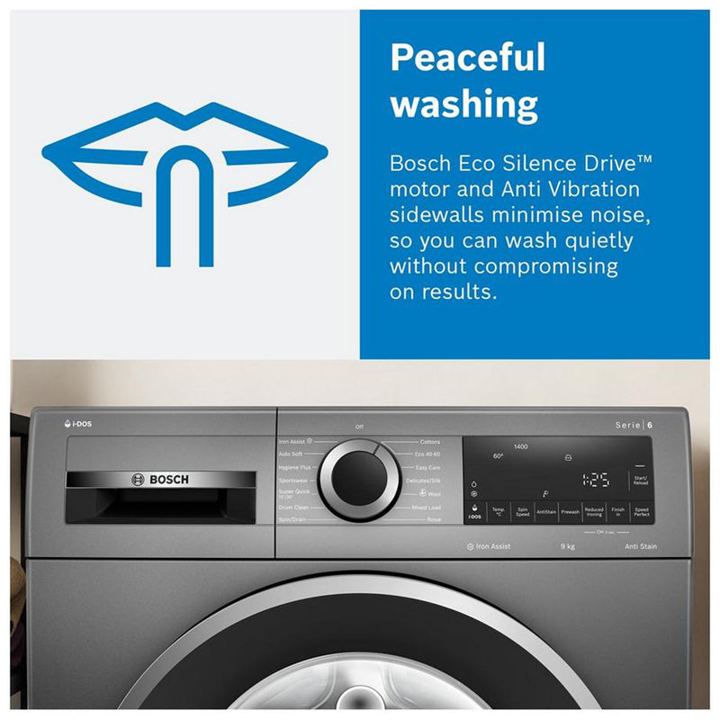 Bosch WGG24400GB Series 6 9kg 1400 Spin Washing Machine White - View 12