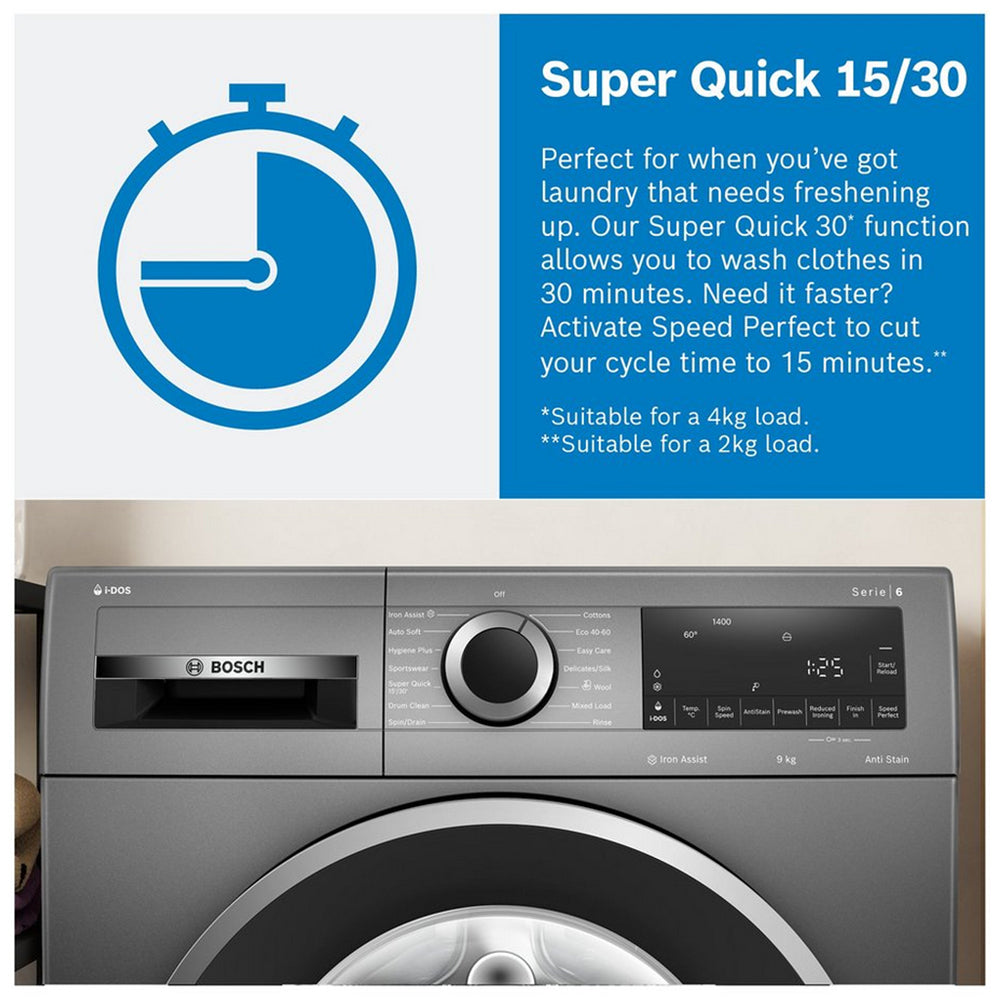 Bosch WGG254Z0GB Series 6 10kg 1400 Spin Washing Machine White - View 8