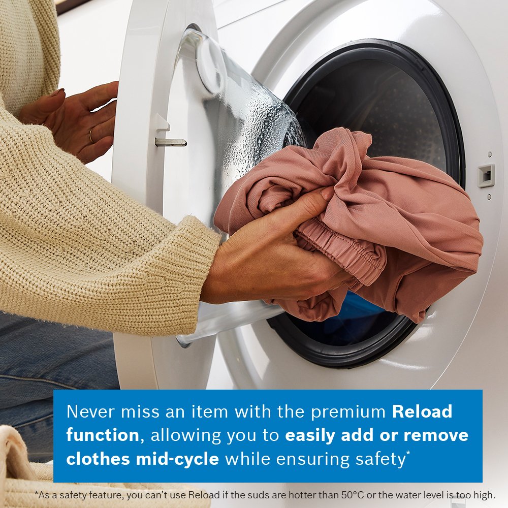 Bosch WNA144V9GB Series 4 Freestanding Washer Dryer 9+5kg 1400 Spin White - View 10