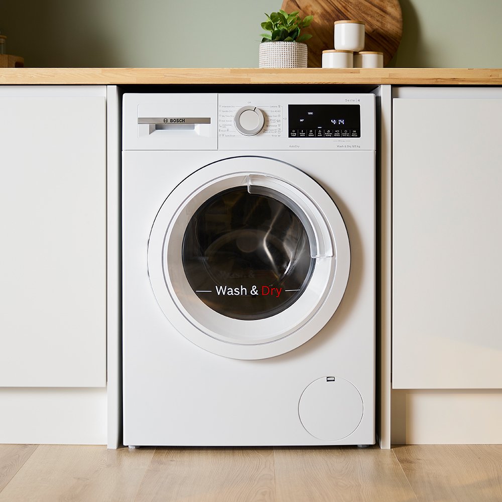 Bosch WNA144V9GB Series 4 Freestanding Washer Dryer 9+5kg 1400 Spin White - View 11