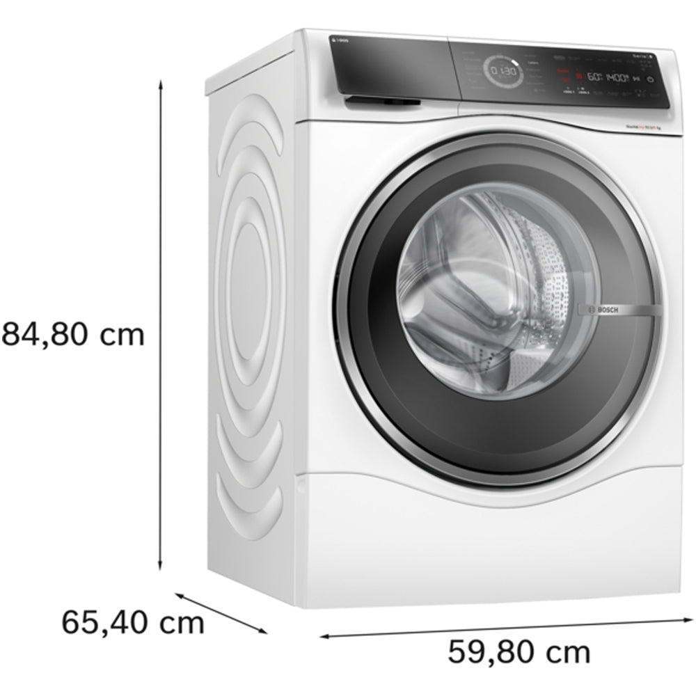 Bosch WNC25410GB Series 8 10.5+6kg Washer Dryer with 1400 Spin White - D Rated - View 5