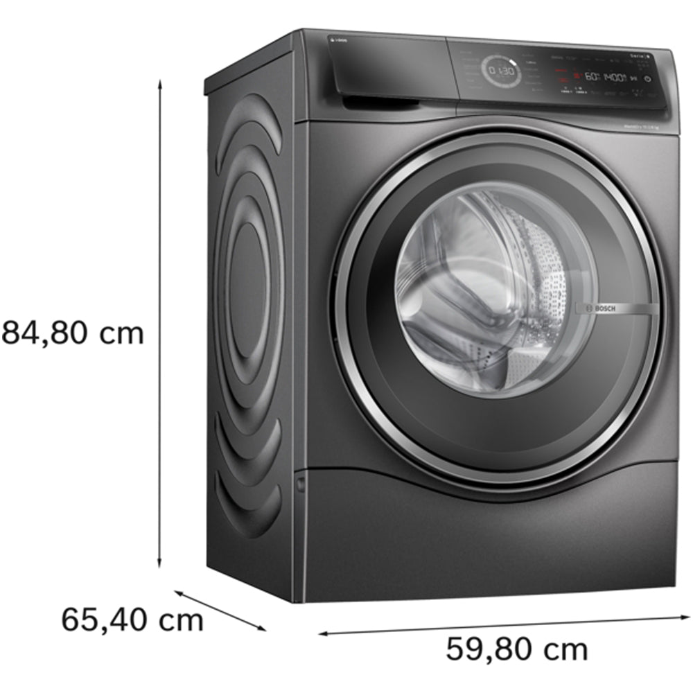 Bosch WNC254ARGB Series 8 10.5+6kg Washer Dryer with 1400 Spin Graphite - D Rated - View 5