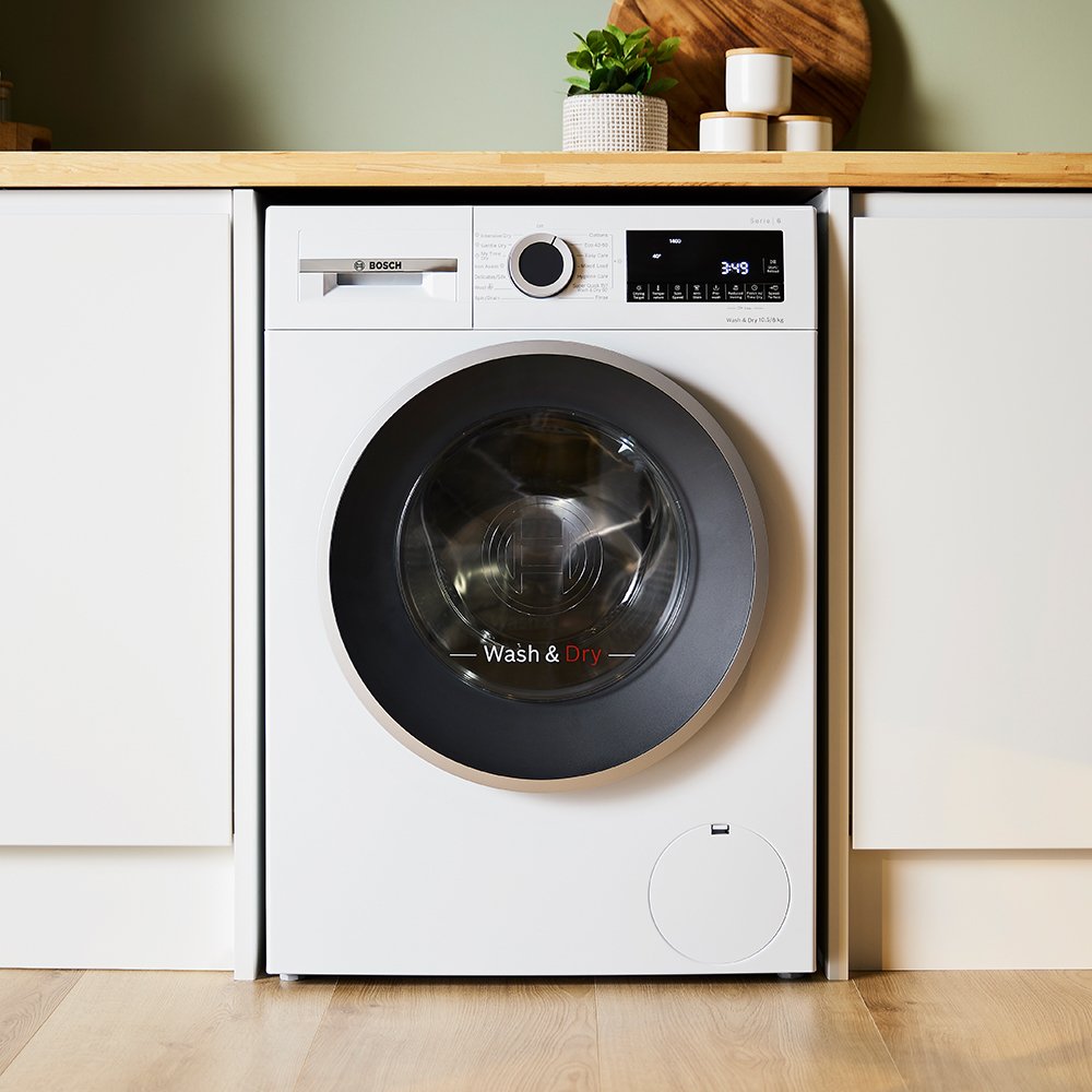 Bosch WNG25401GB Series 6 Freestanding Washer Dryer 10.5+6kg 1400 Spin White - View 4