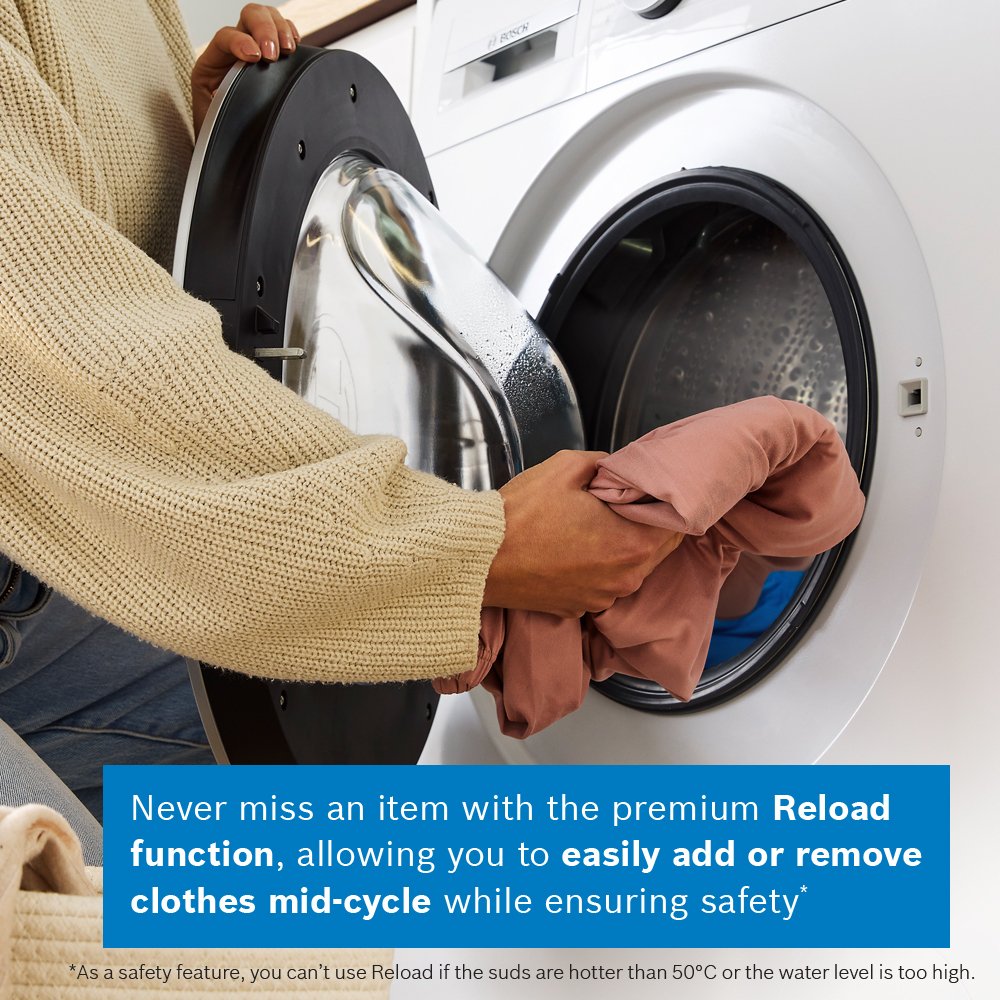Bosch WNG25401GB Series 6 Freestanding Washer Dryer 10.5+6kg 1400 Spin White - View 13
