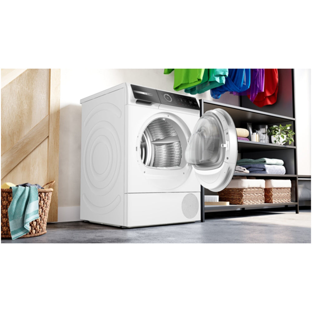 Bosch WQB246C9GB Series 8 9kg Heat Pump Tumble Dryer White - A+++ Rated - View 3
