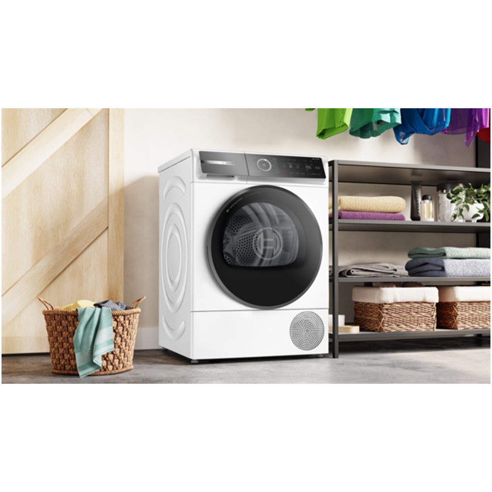 Bosch WQB246C9GB Series 8 9kg Heat Pump Tumble Dryer White - A+++ Rated - View 4