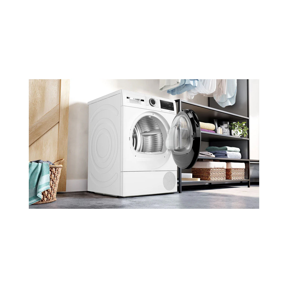 Bosch WQG24502GB Series 6 9kg Heat Pump Tumble Dryer White - A+++ Rated - View 3
