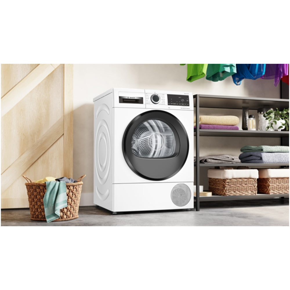 Bosch WQG245A0GB Series 6 9kg Heat Pump Tumble Dryer White - A+++ Rated - View 4
