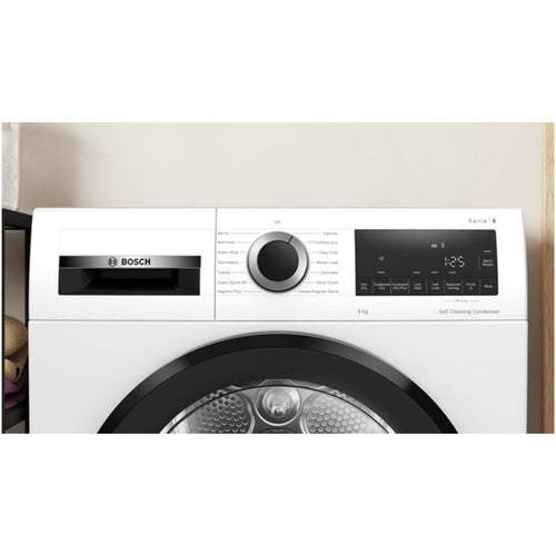Bosch WQG245A0GB Series 6 9kg Heat Pump Tumble Dryer White - A+++ Rated - View 2