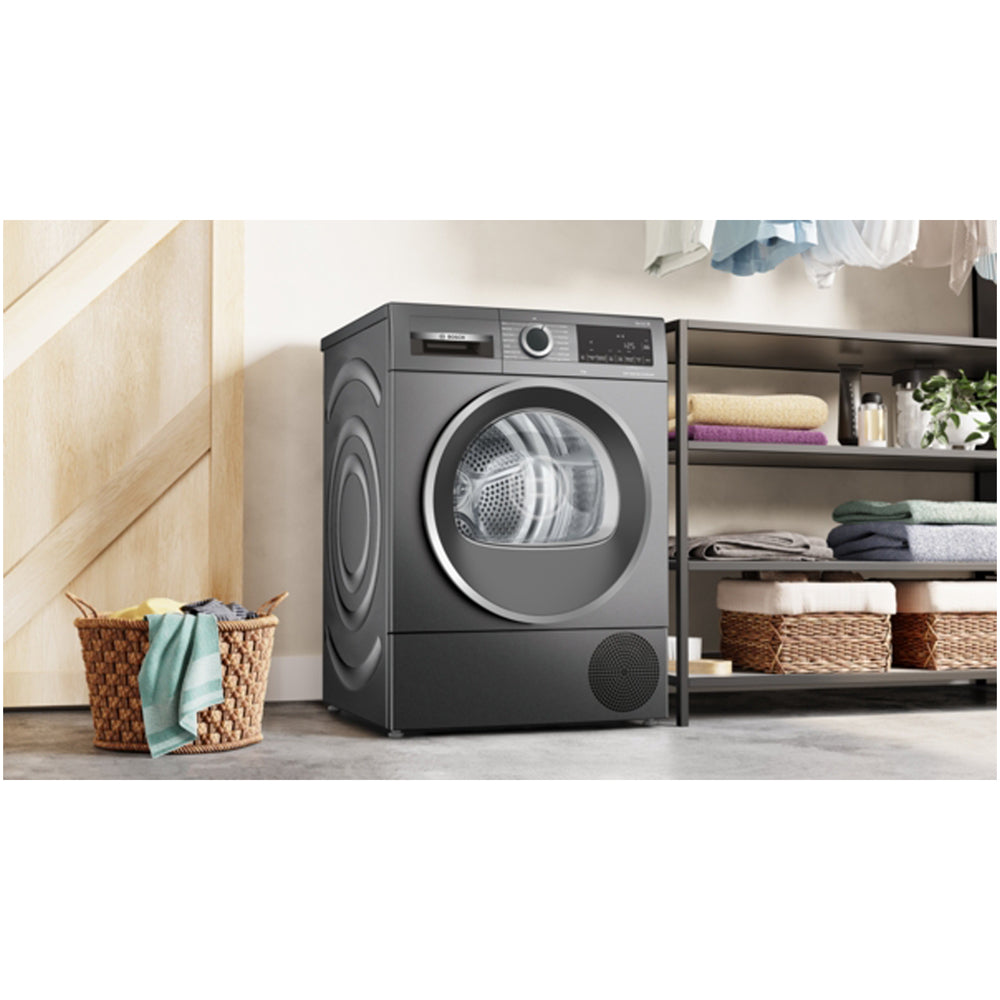 Bosch WQG245R1GB Series 6 9kg Heat Pump Tumble Dryer Graphite - A+++ Rated - View 4