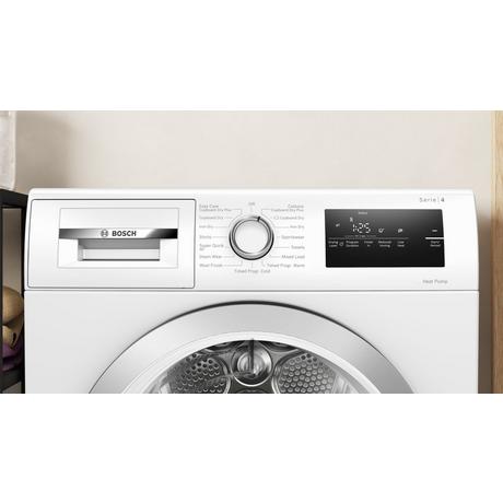 Bosch WTH85223GB Series 4 8kg Heat Pump Tumble Dryer White - View 4