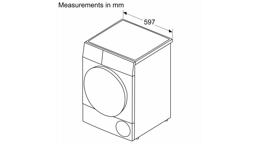 Bosch WTH85223GB Series 4 8kg Heat Pump Tumble Dryer White - View 5