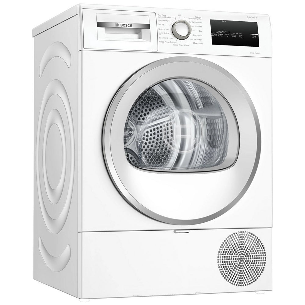 Bosch WTH85224GB Series 4 8kg Heat Pump Tumble Dryer White - View 3