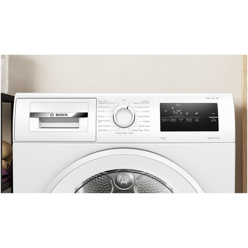 Bosch WTH85225GB Series 4 8kg Heat Pump Tumble Dryer White - View 2