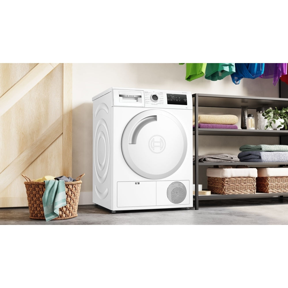 Bosch WTN83202GB Series 4 8Kg Condenser Tumble Dryer White - View 7