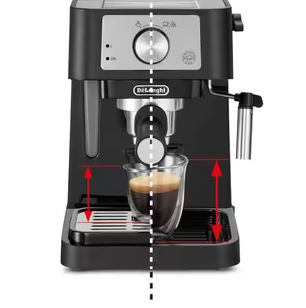 Delonghi EC260.BK Stilosa Traditional Barista Pump Manual Espresso Coffee Machine Black - View 4