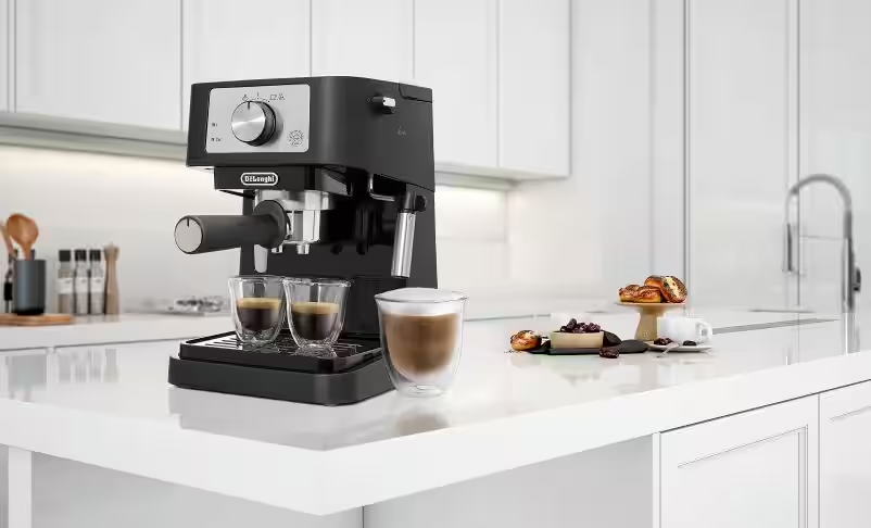 Delonghi EC260.BK Stilosa Traditional Barista Pump Manual Espresso Coffee Machine Black - View 6