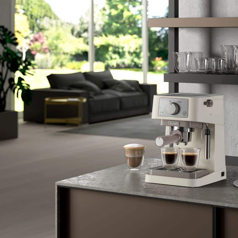 Delonghi EC260.CR Stilosa Traditional Barista Pump Manual Espresso Coffee Machine Cream - View 4