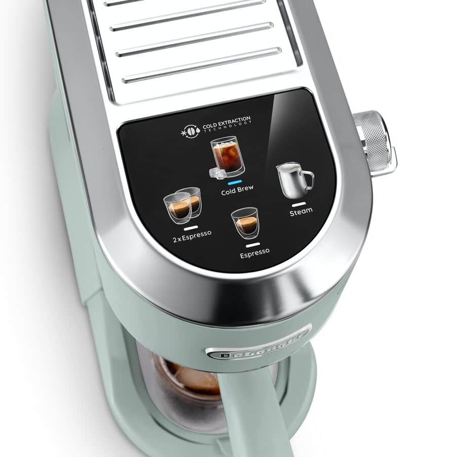 Delonghi EC890.GR Dedica Duo with Advanced Milk Steam Wand Manual Espresso Machine Green - View 4