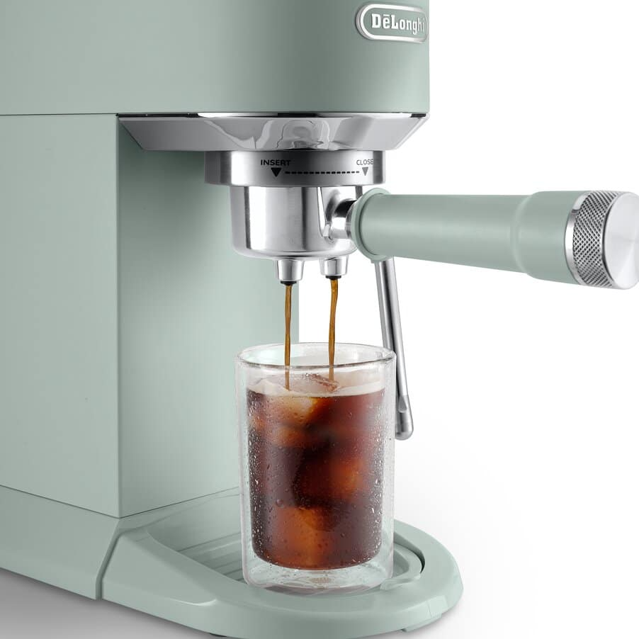 Delonghi EC890.GR Dedica Duo with Advanced Milk Steam Wand Manual Espresso Machine Green - View 2