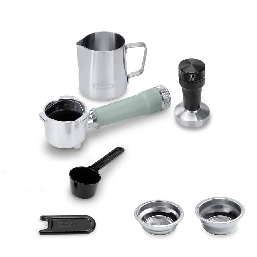 Delonghi EC890.GR Dedica Duo with Advanced Milk Steam Wand Manual Espresso Machine Green - View 7