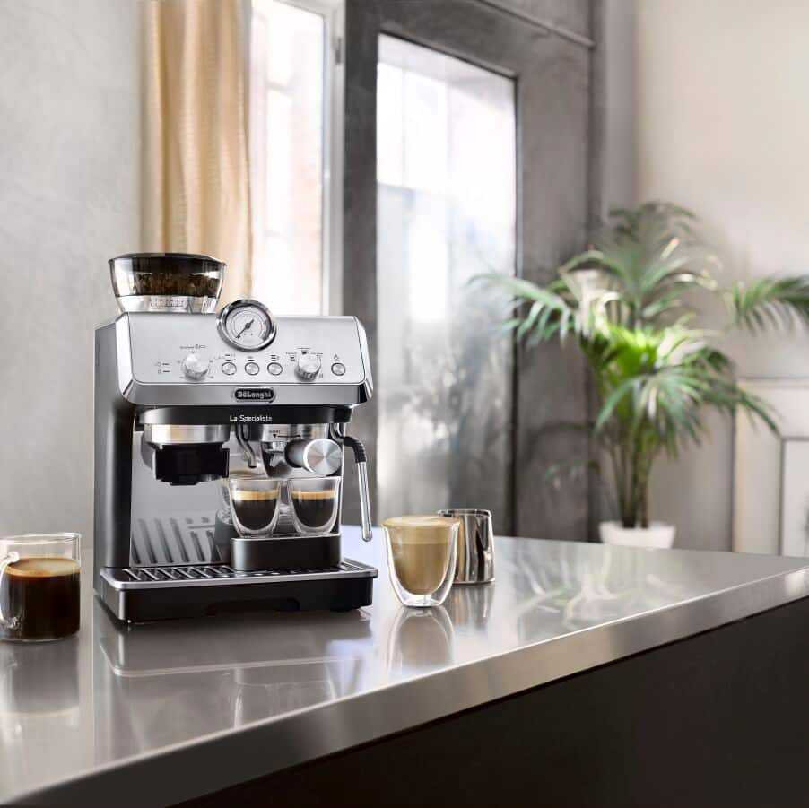 Delonghi EC9155.MB La Specialista Arte Compact Manual Bean to Cup Espresso Coffee Machine Black - View 6