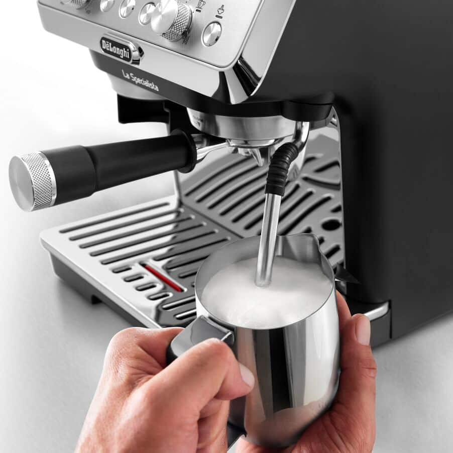 Delonghi EC9155.MB La Specialista Arte Compact Manual Bean to Cup Espresso Coffee Machine Black - View 4
