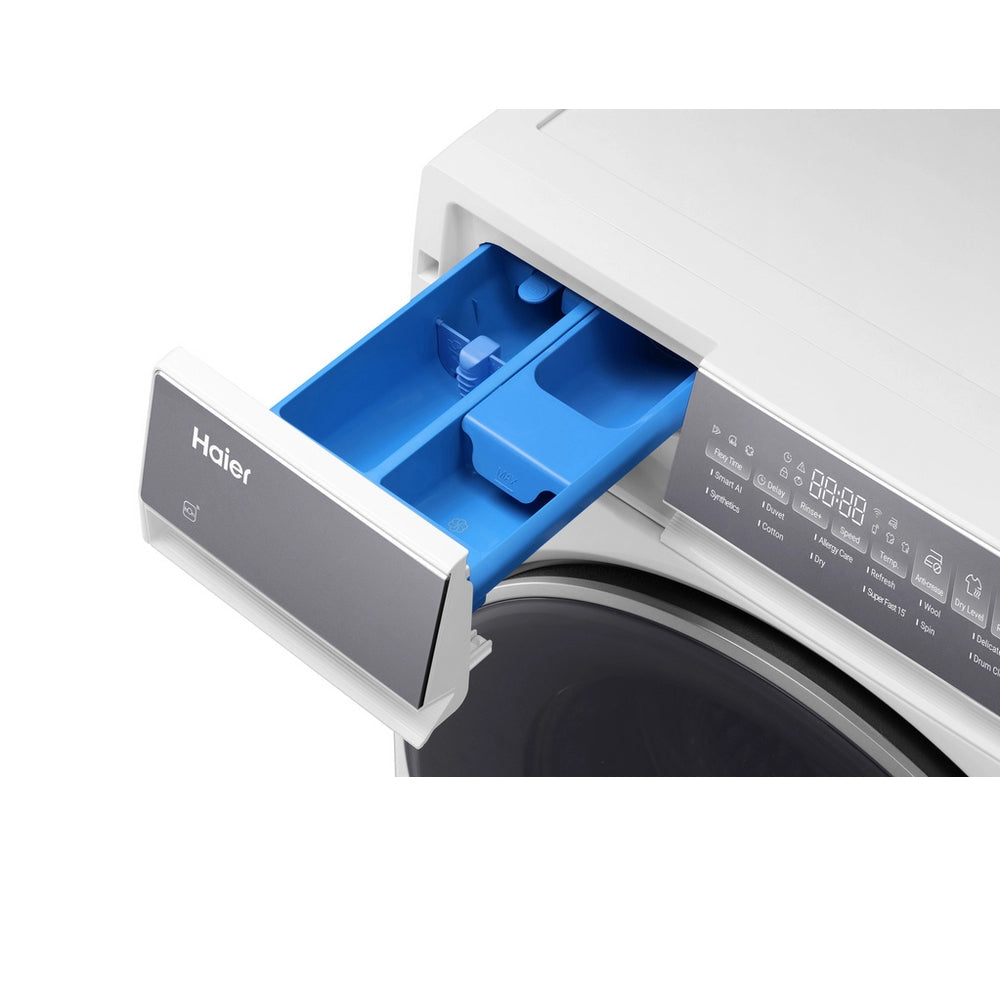 Haier HWD80BP14367TU 8+5kg 1400 Spin Freestanding Washer Dryer White - A Rated - View 10