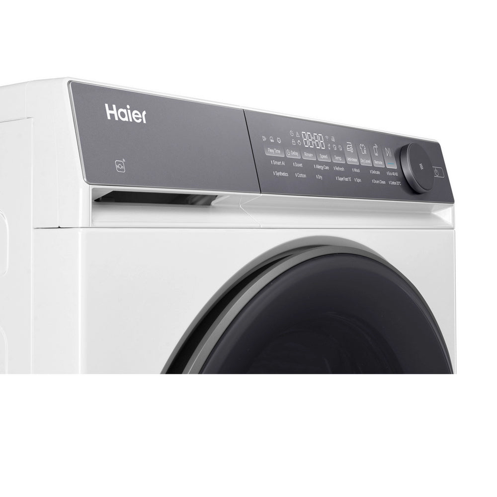 Haier HWD80BP14367TU 8+5kg 1400 Spin Freestanding Washer Dryer White - A Rated - View 7